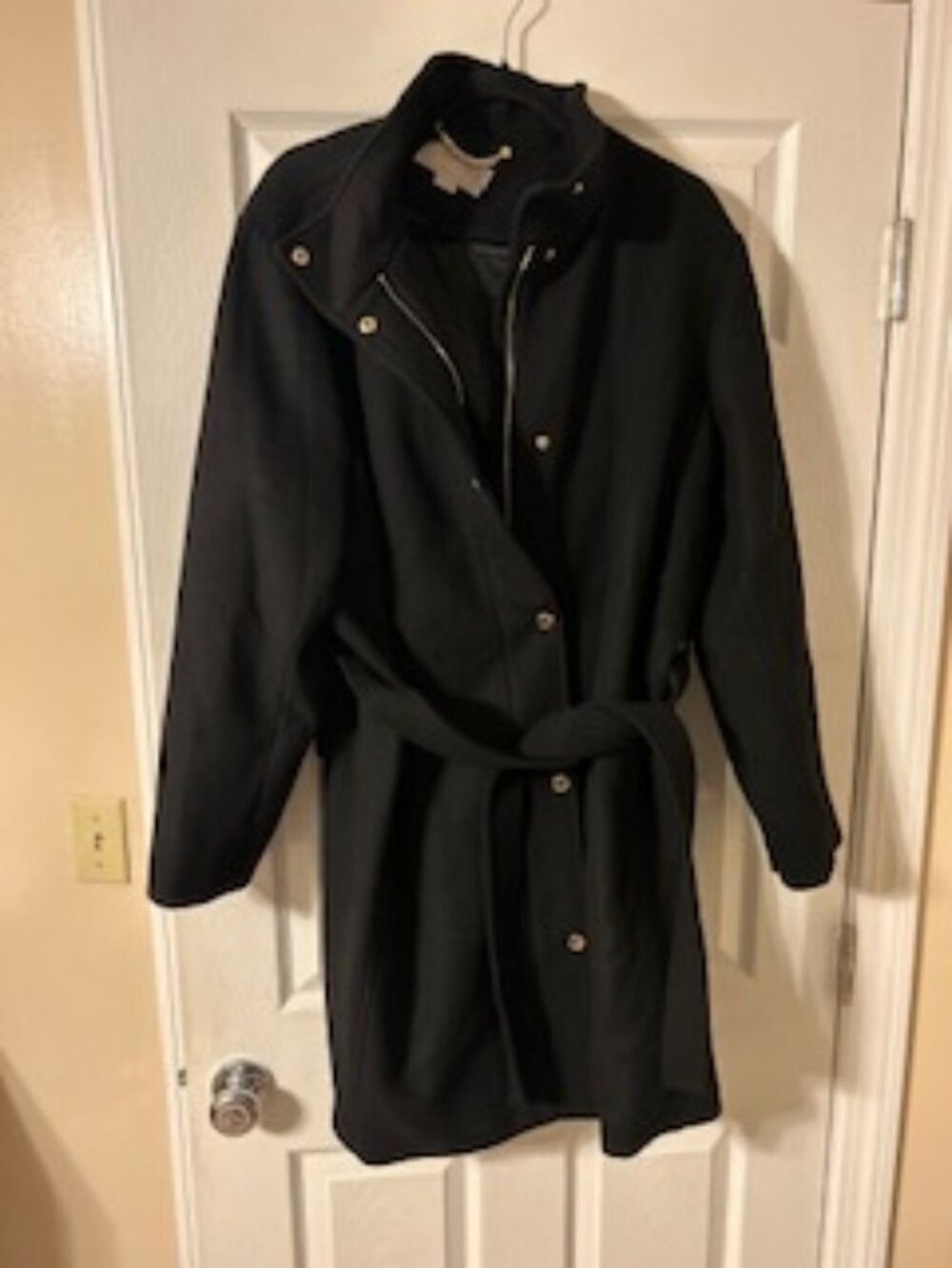 NWOT** Michael Kors wool coat (Black) 2X